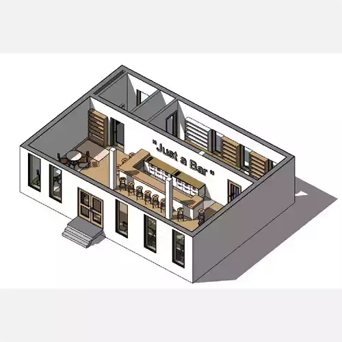 Bar - Revit 3D model