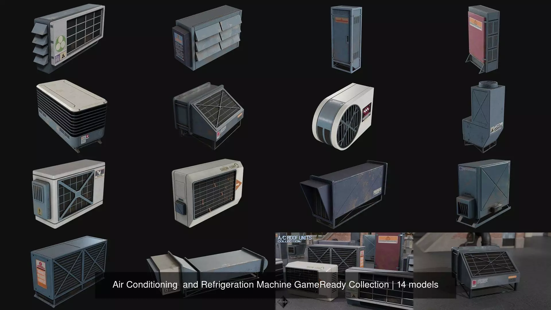 Air Conditioner  and Refrigeration Machine Game Ready Collection _0