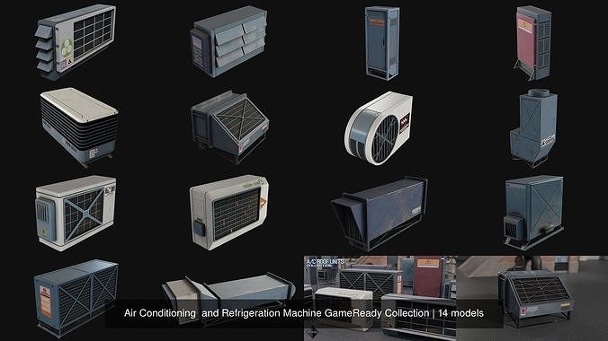 Air Conditioner  and Refrigeration Machine Game Ready Collection 