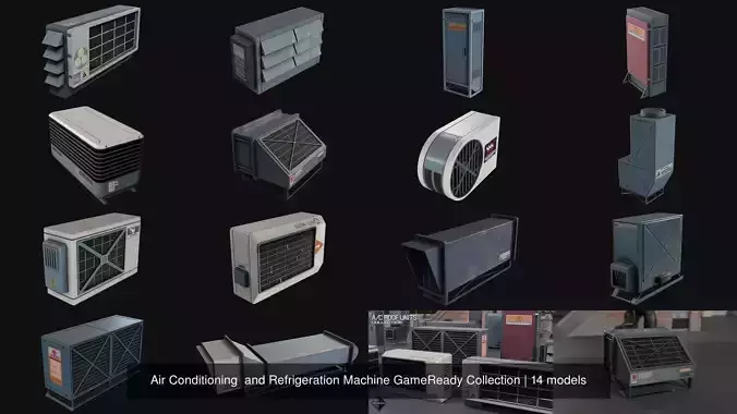 Air Conditioner  and Refrigeration Machine Game Ready Collection 