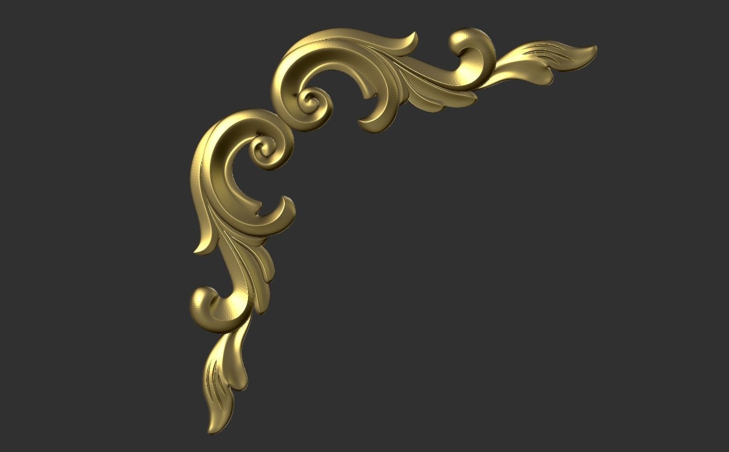 Pattern in the corner 3d model  3D model_1