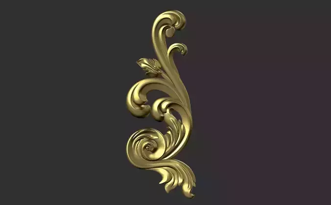Pattern in the corner 3d model  3D model