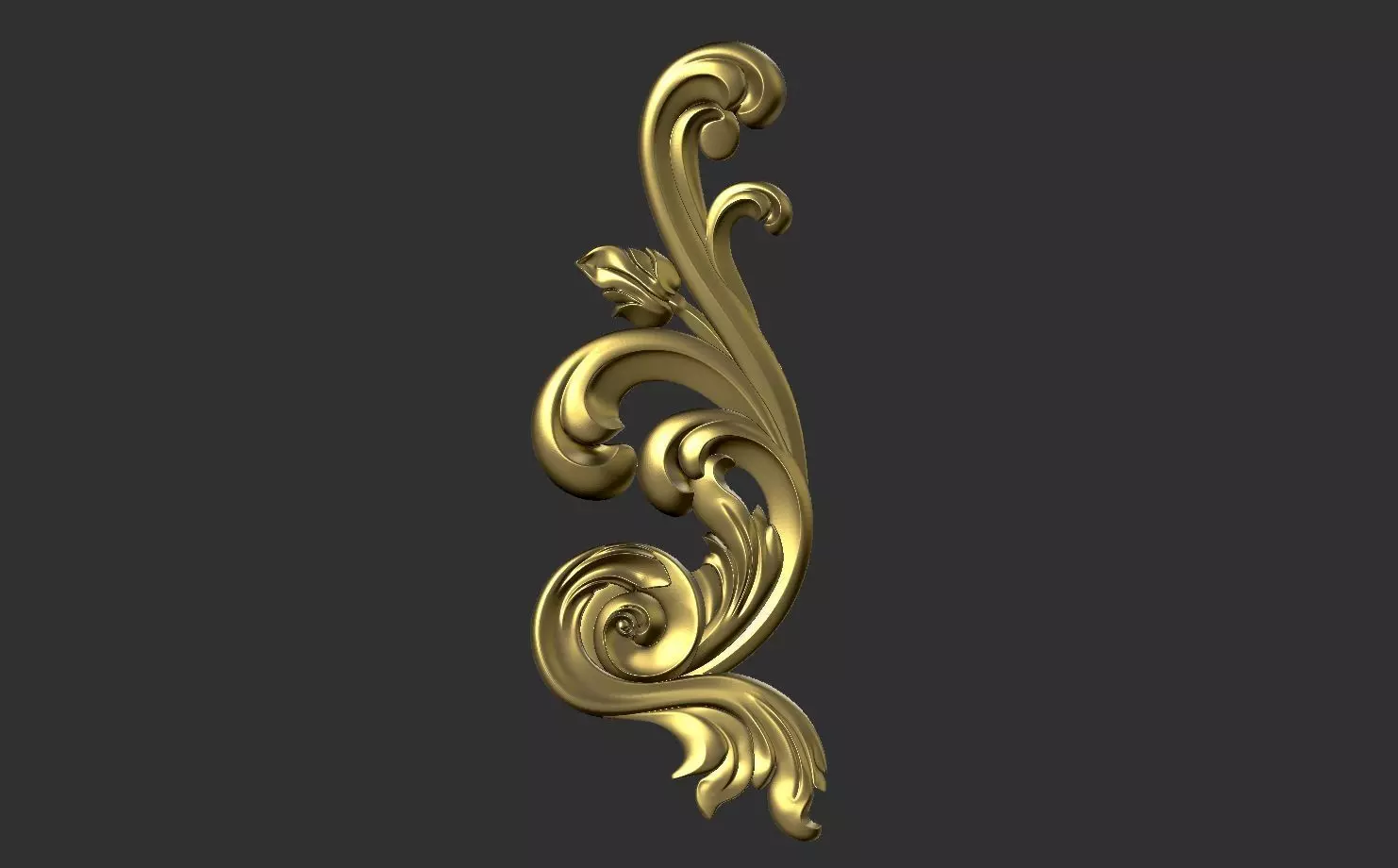 Pattern in the corner 3d model  3D model_0