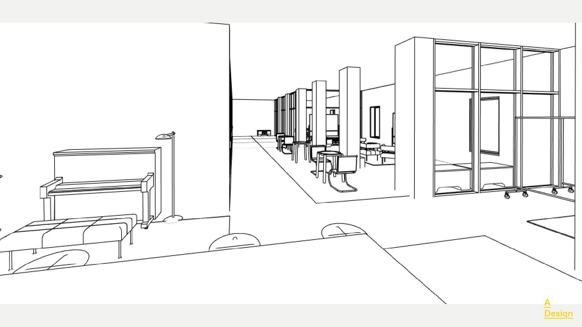 Coworking - Revit 3D model_10