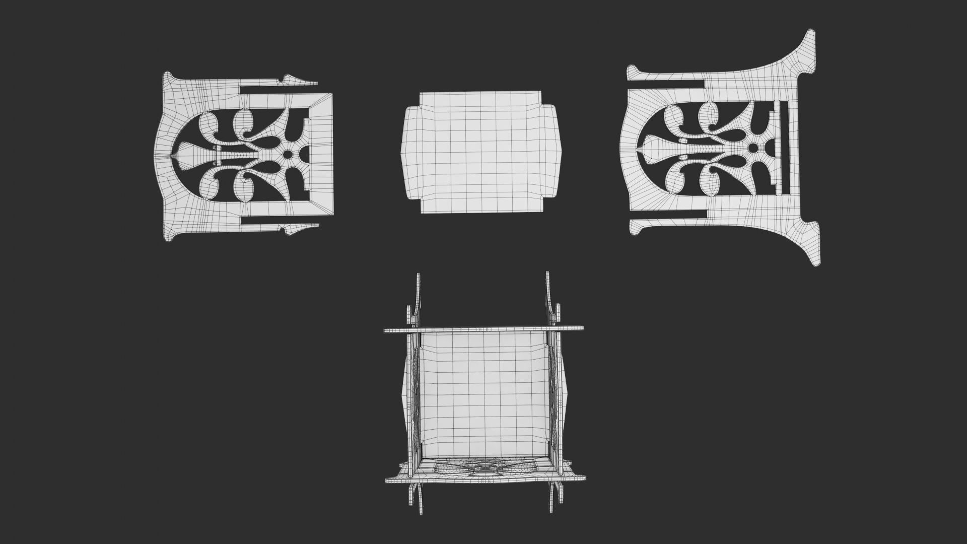 Puzzle - Open Wooden Crate Box 3D print model_8