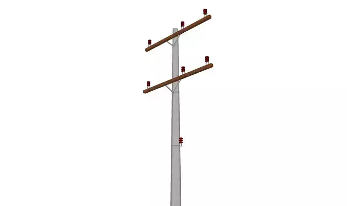 Concrete Lamp Post - Light Pole - Light Post - Street Light 28