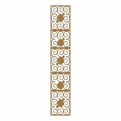 Decorative panel STL