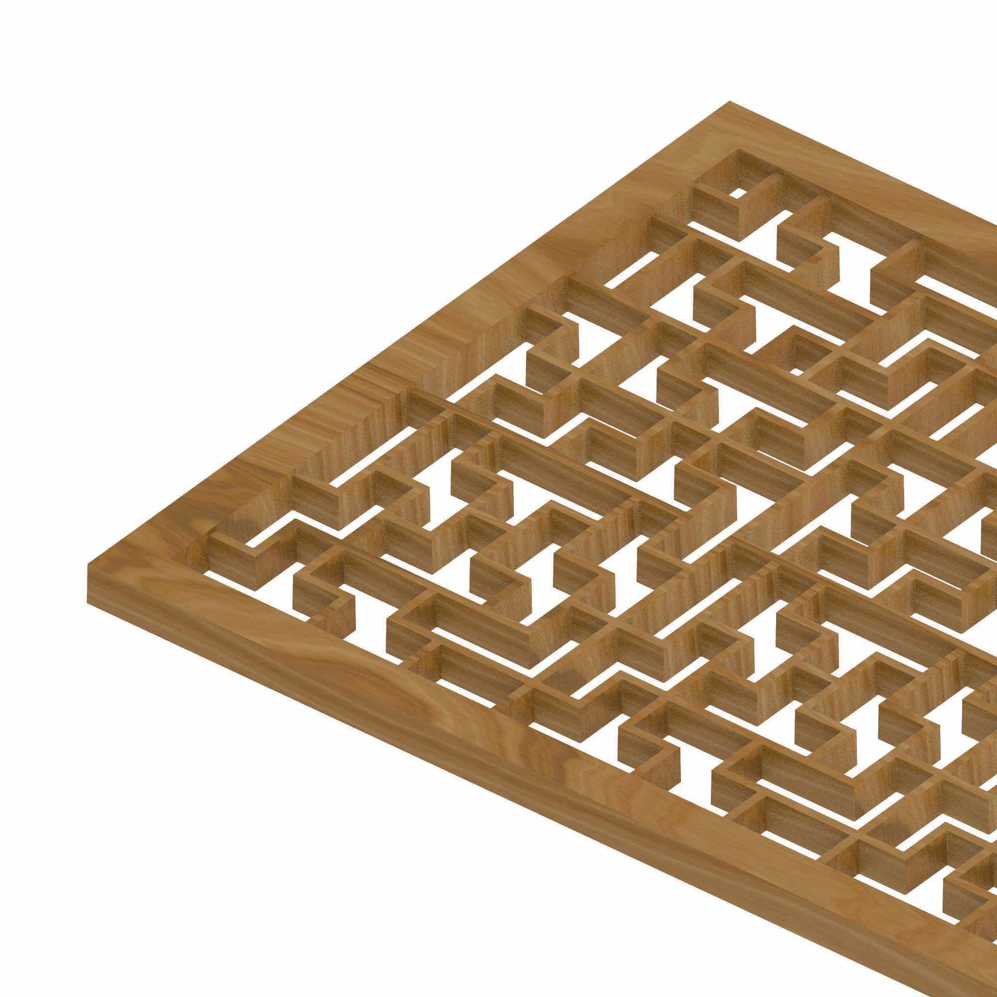 Decorative panel STL 3D model_1