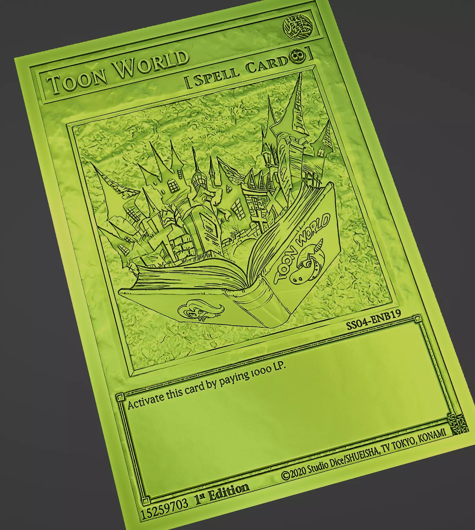 toon world - yugioh 3D print model_0
