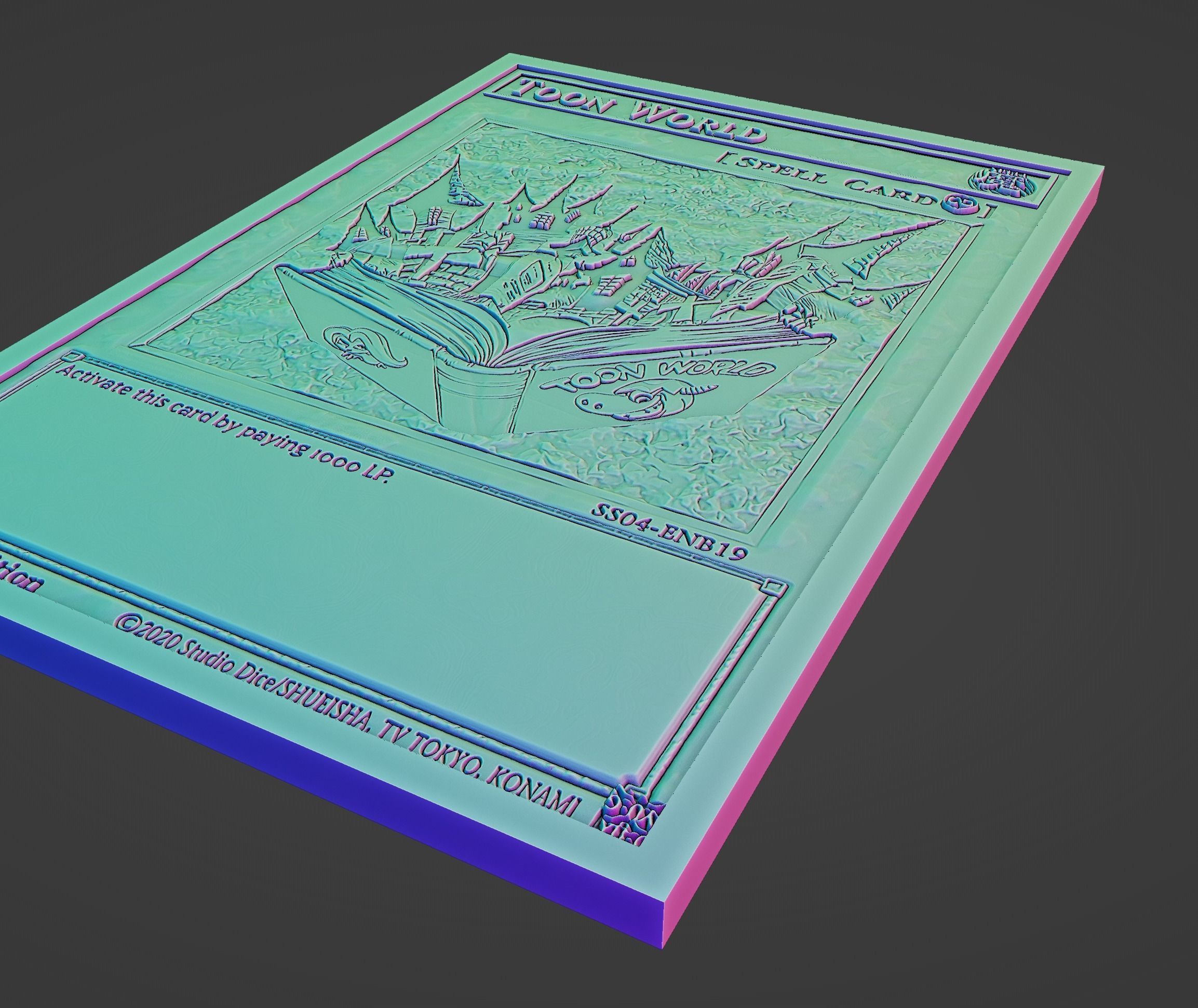 toon world - yugioh 3D print model_4