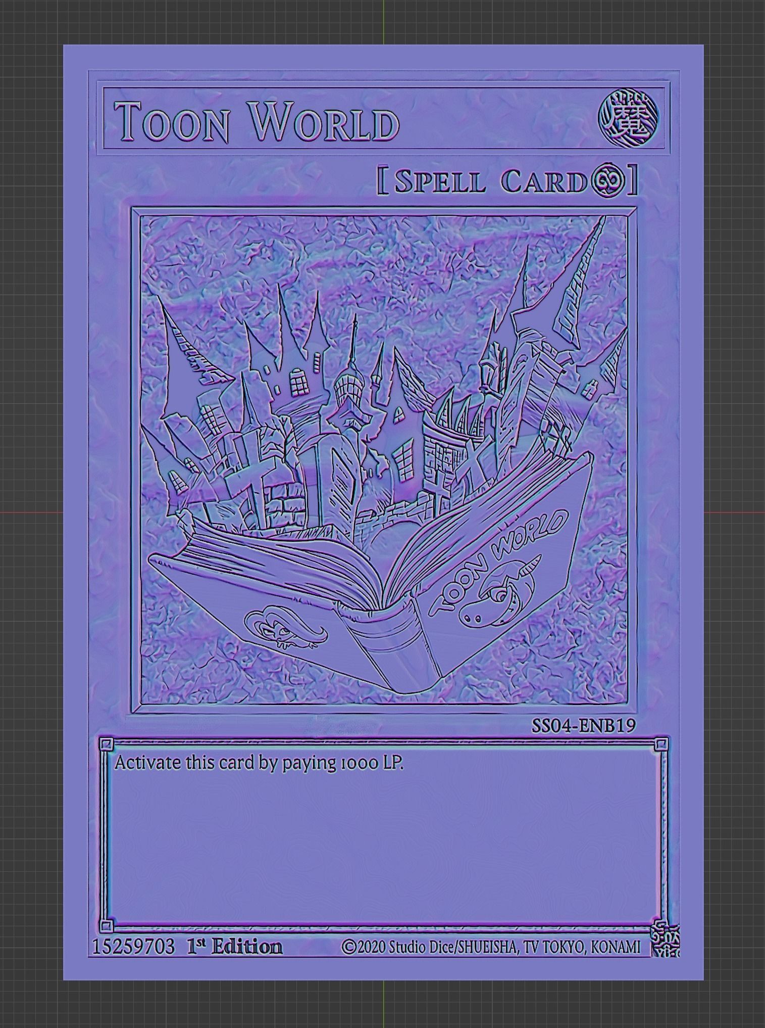 toon world - yugioh 3D print model_3