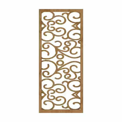 Decorative panel STL