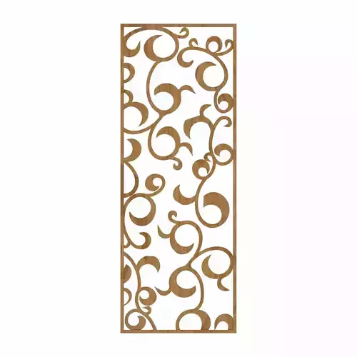 Decorative panel STL