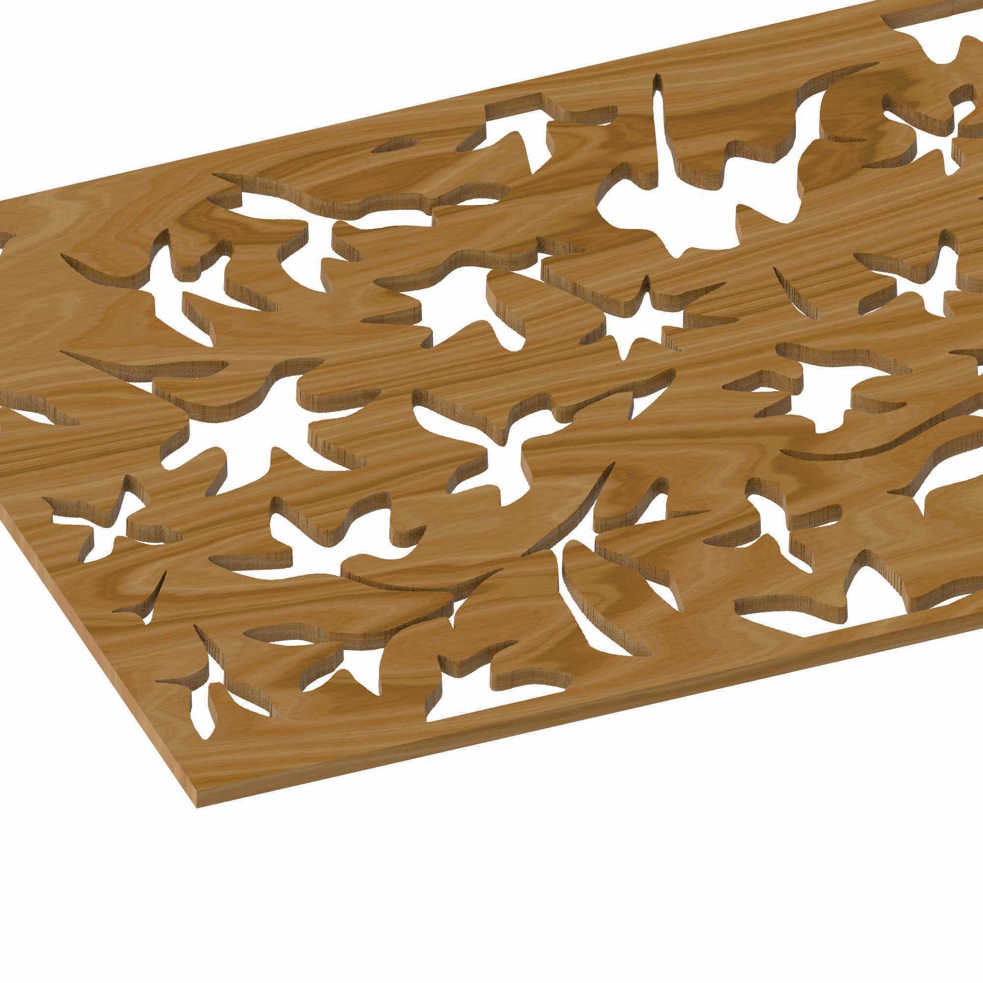 Decorative panel STL 3D model_2