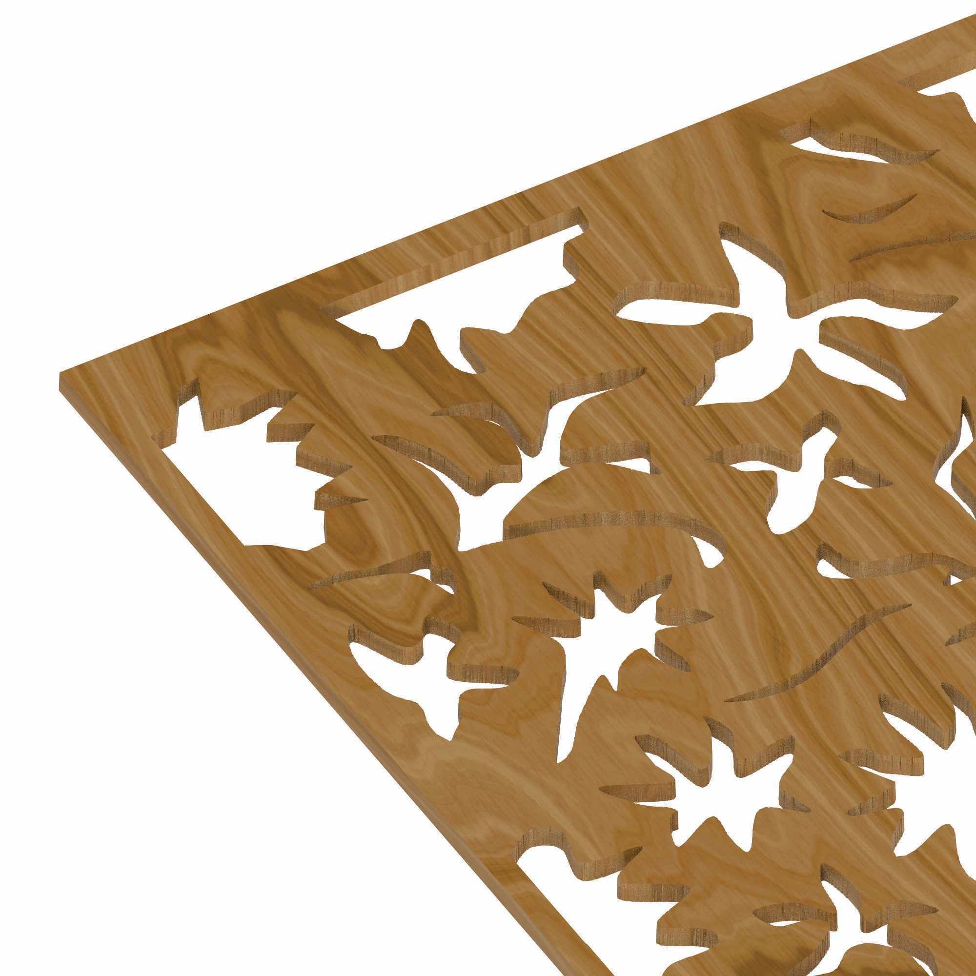 Decorative panel STL 3D model_1