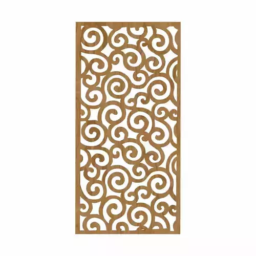 Decorative panel STL
