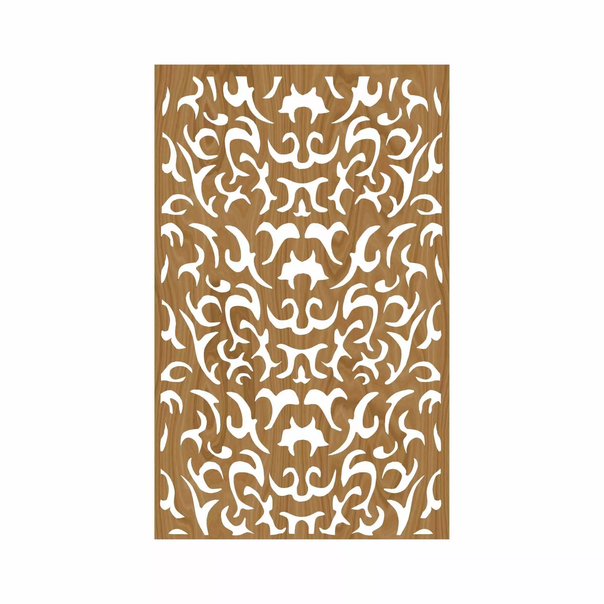 Decorative panel STL 3D model_0