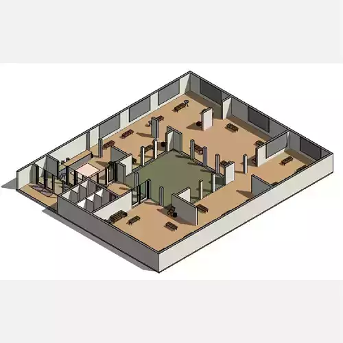 Museum - Revit 3D model