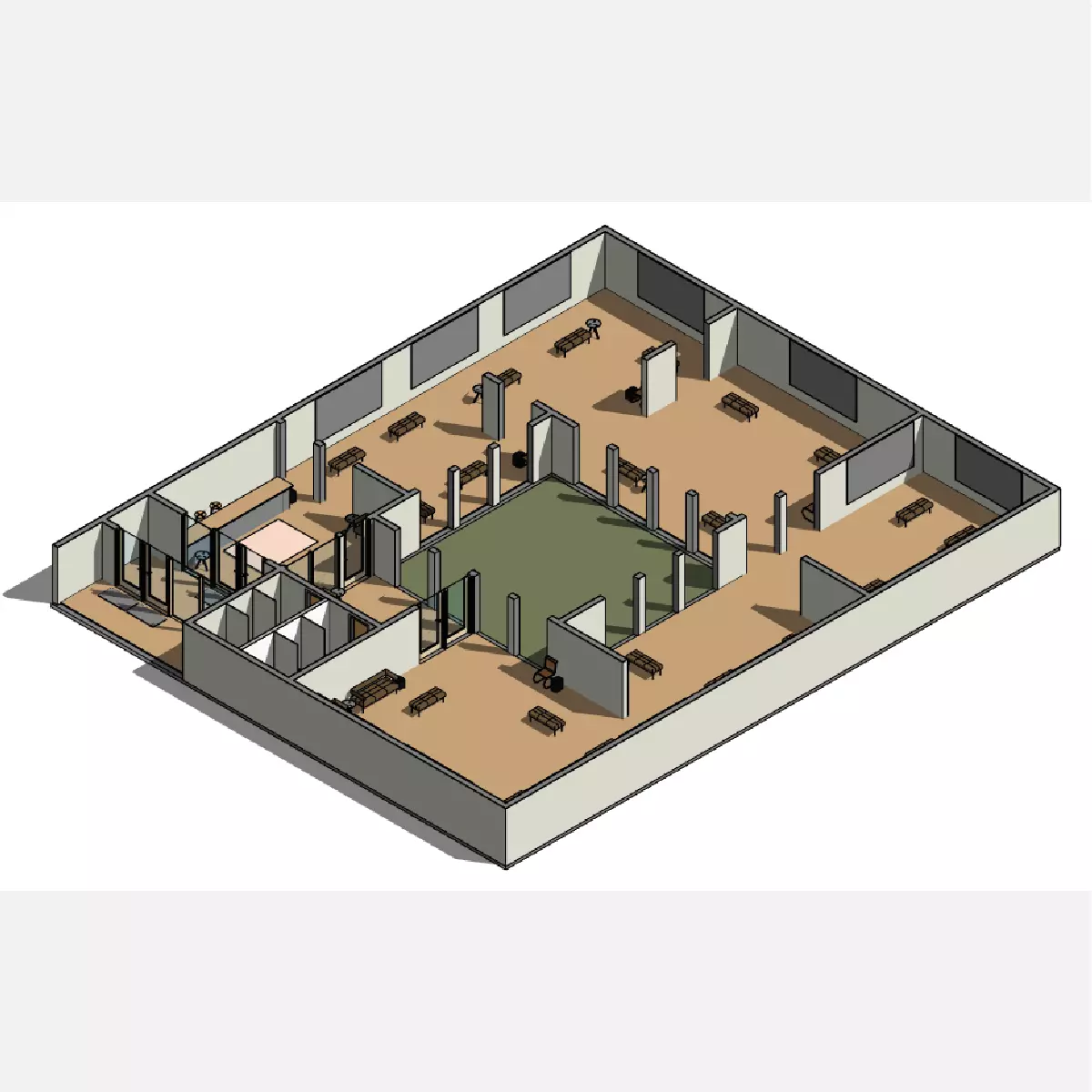 Museum - Revit 3D model_0