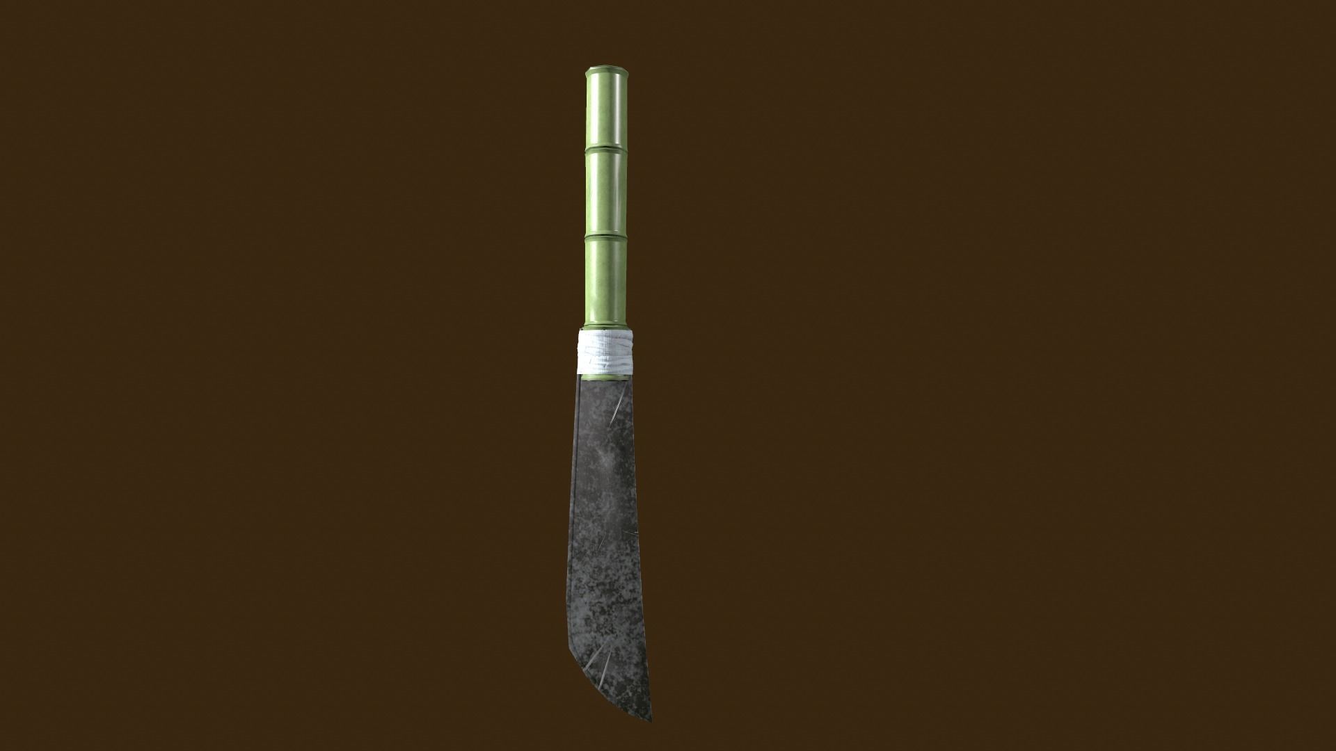 Samurai Peasant Low-poly 3D model_10