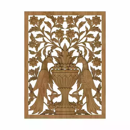 Decorative panel STL