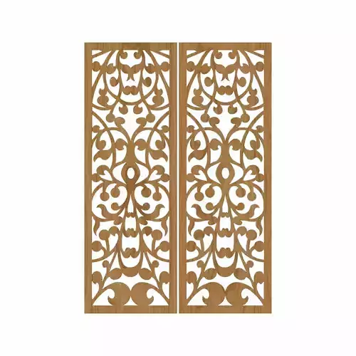 Decorative panel STL