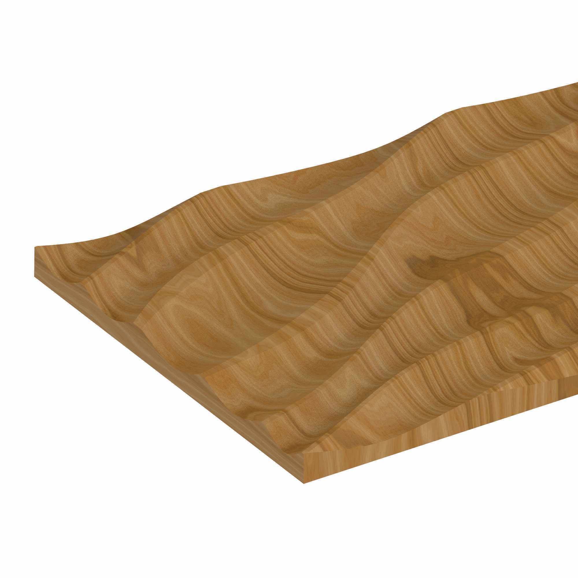 Decorative panel STL 3D model_1