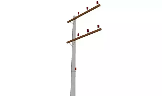 Concrete Lamp Post - Light Pole - Light Post - Street Light 33