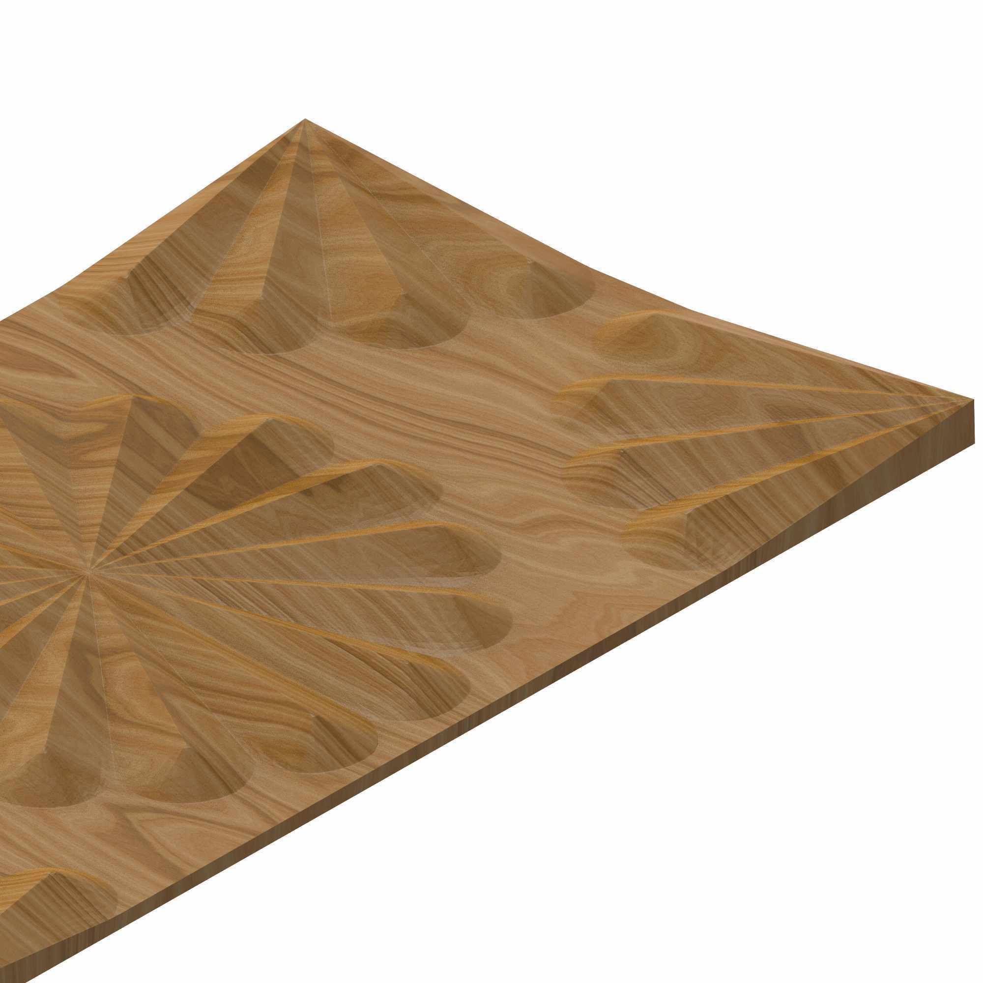 Decorative panel STL 3D model_2