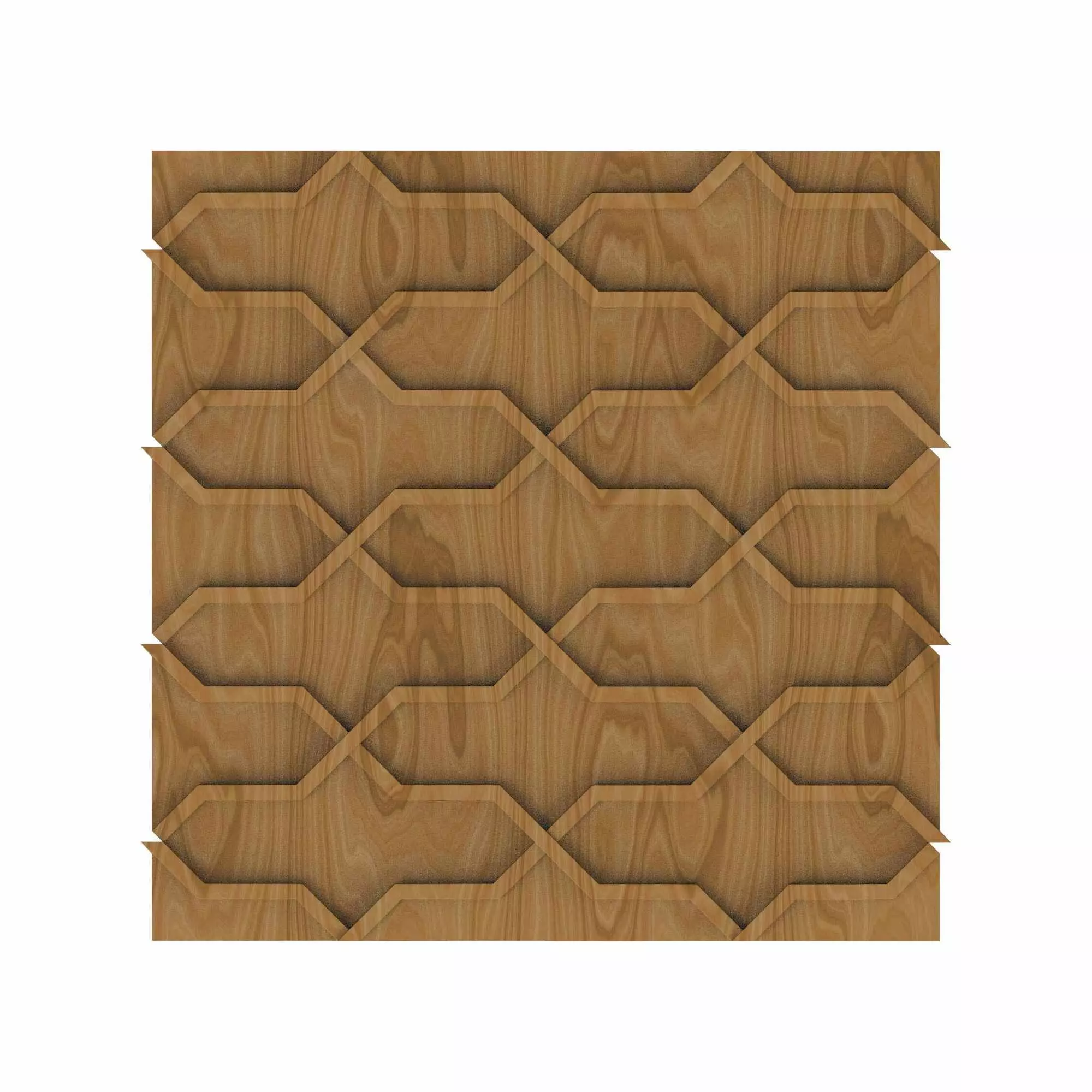 Decorative panel STL 3D model_0