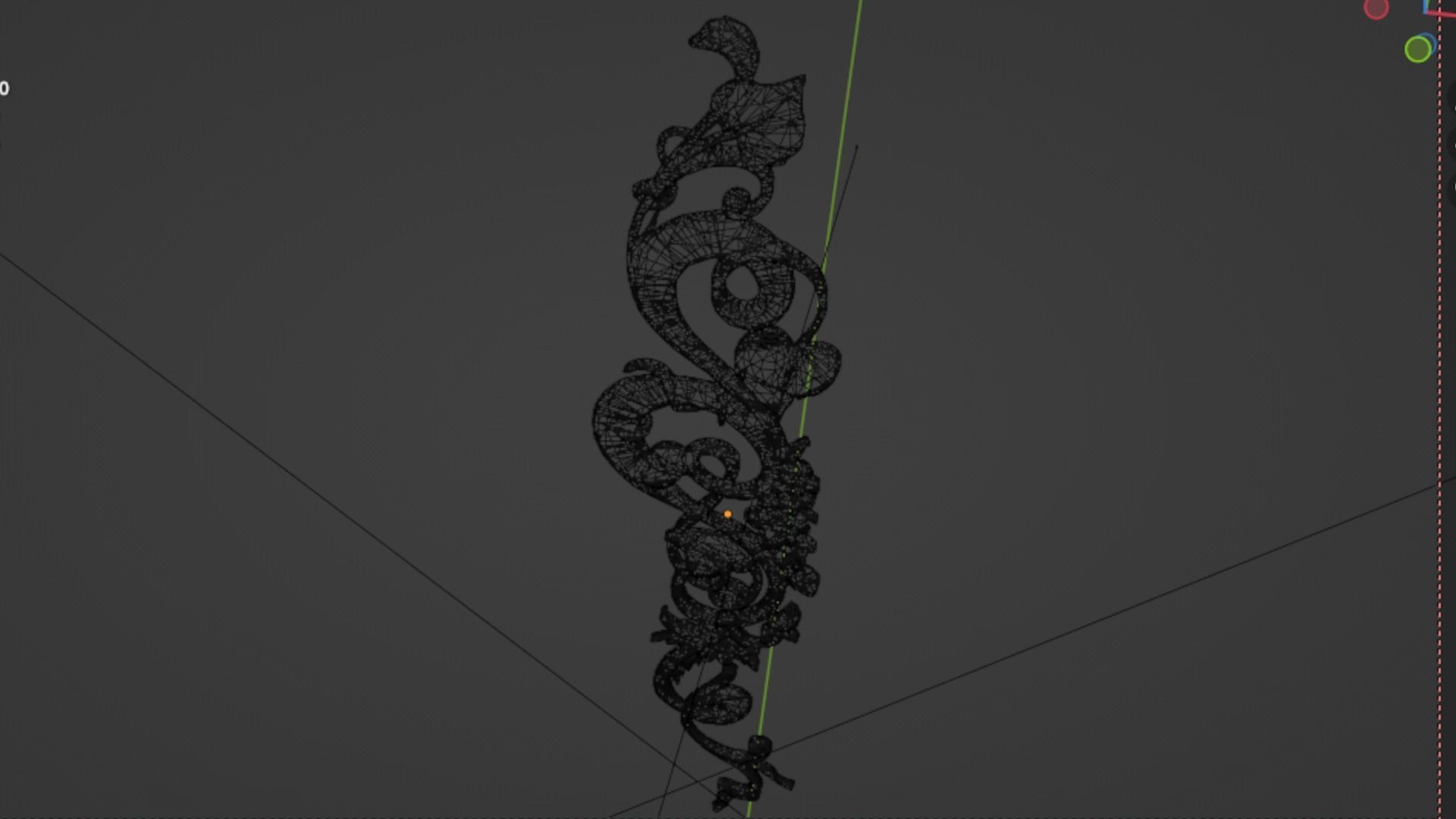 Classic decor ornament 201 3D model_5