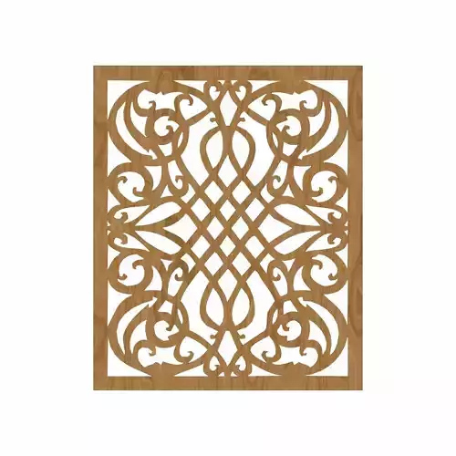 Decorative panel STL