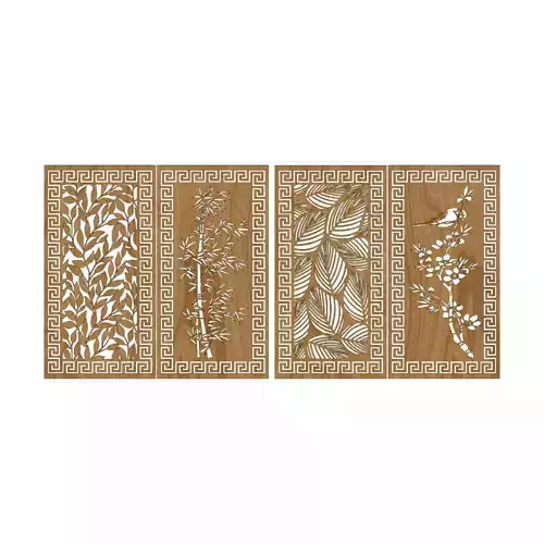 Decorative panel STL