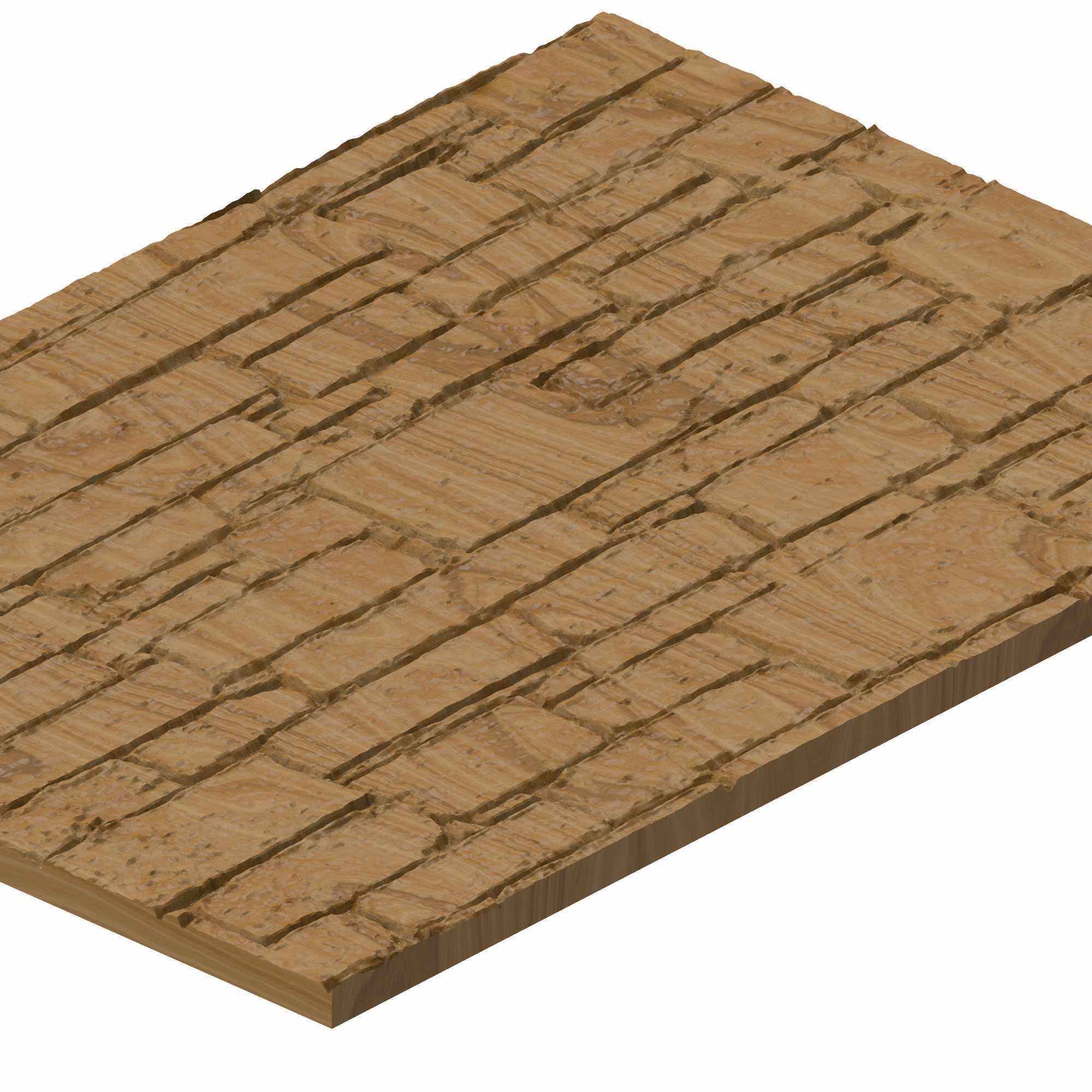 Decorative panel STL 3D model_3