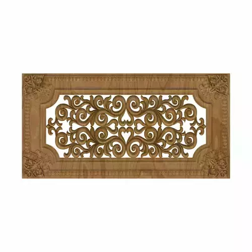 Decorative panel STL