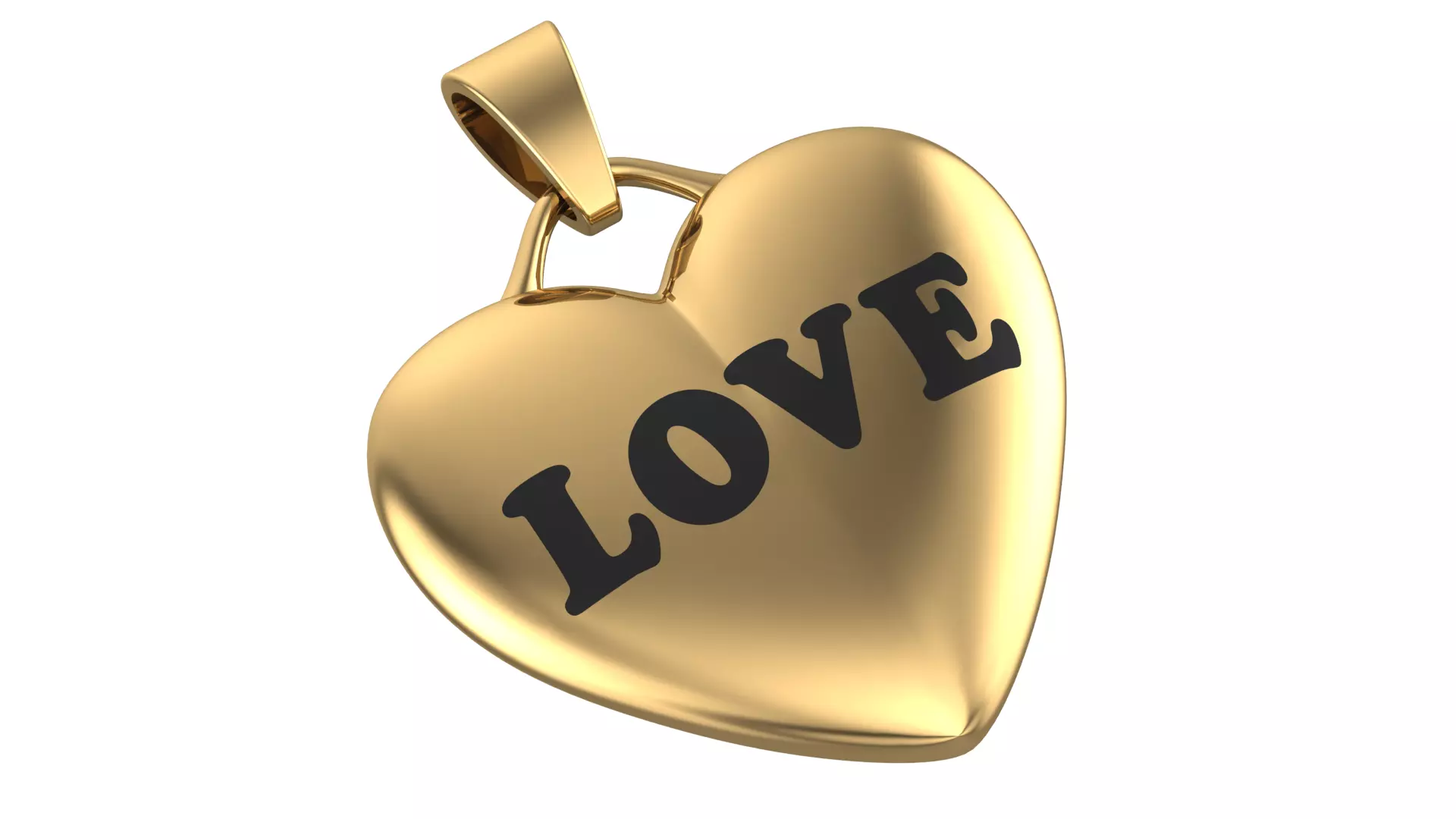 Love Pendant 3D print model