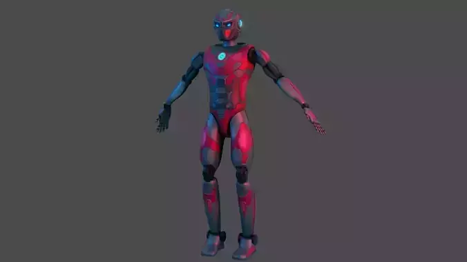 Sci-Fi Cyborg - Game Ready PBR