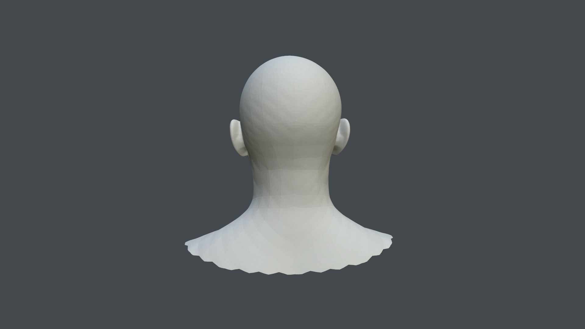 Male Head High-Poly Version 3D model_3