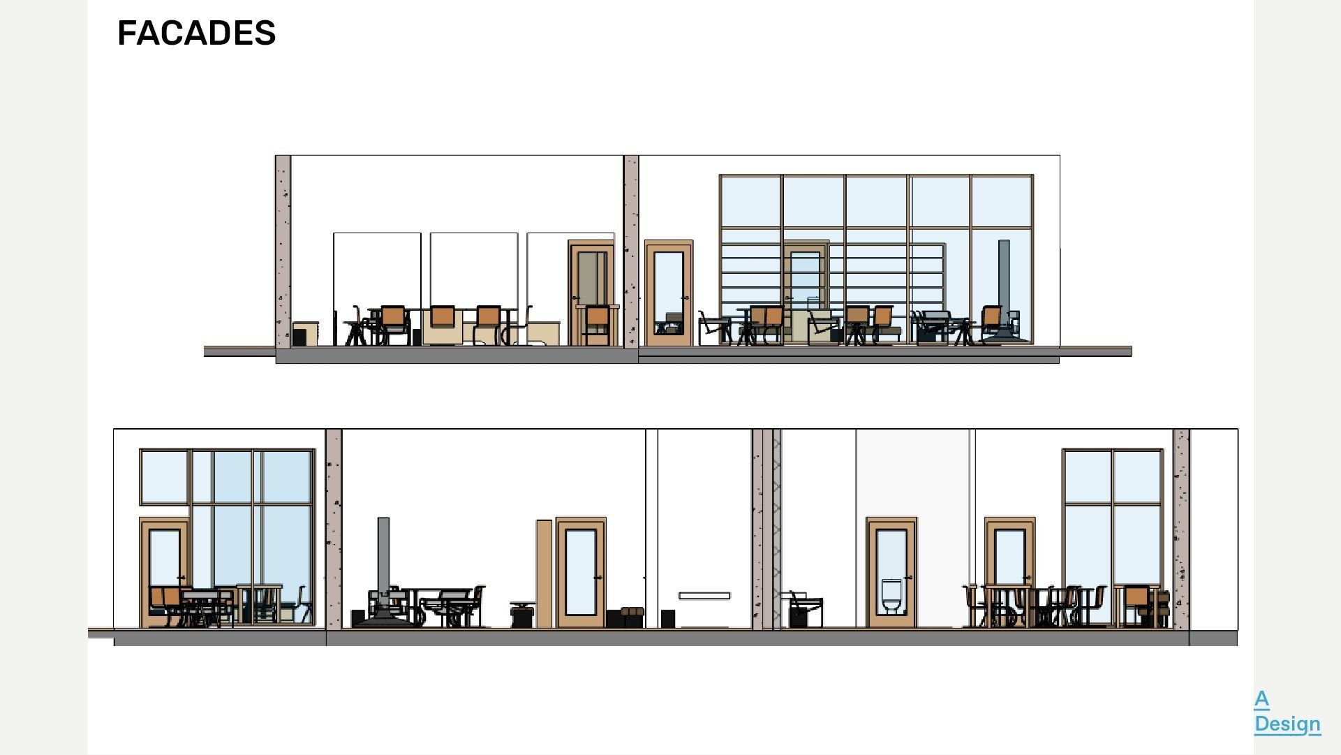 Restaurant - Revit 3D model_5