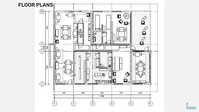 Restaurant - Revit 3D model 5