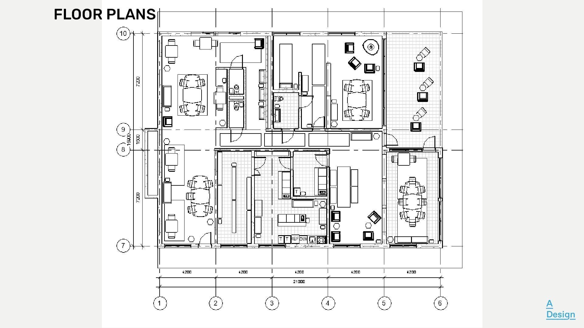Restaurant - Revit 3D model_4