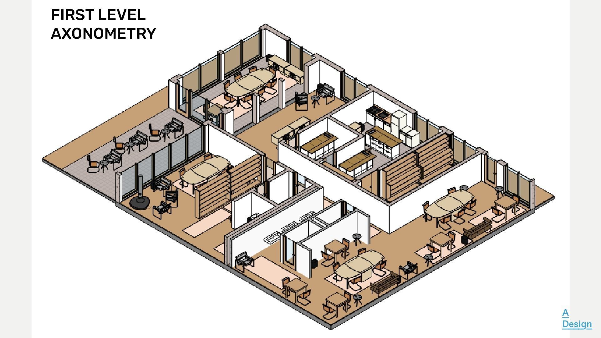 Restaurant - Revit 3D model_2