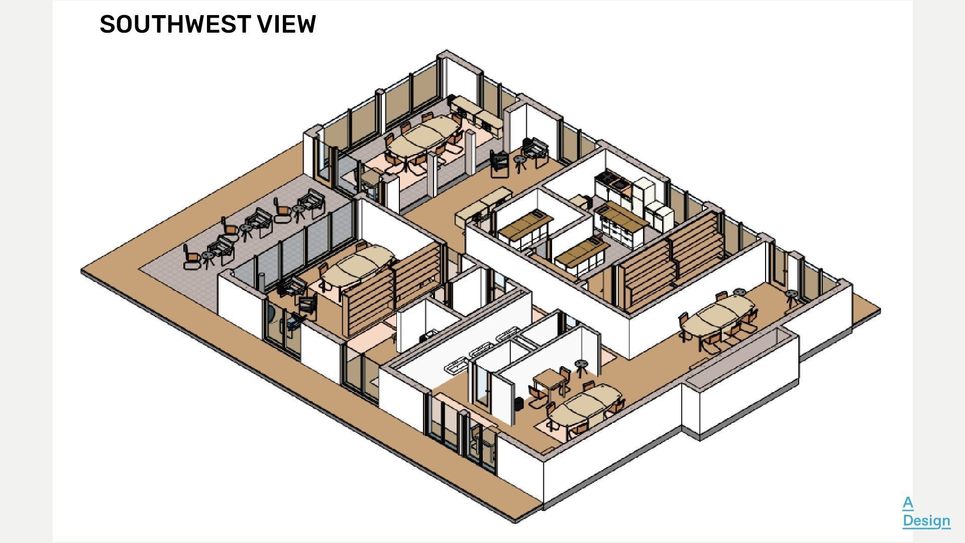 Restaurant - Revit 3D model_1