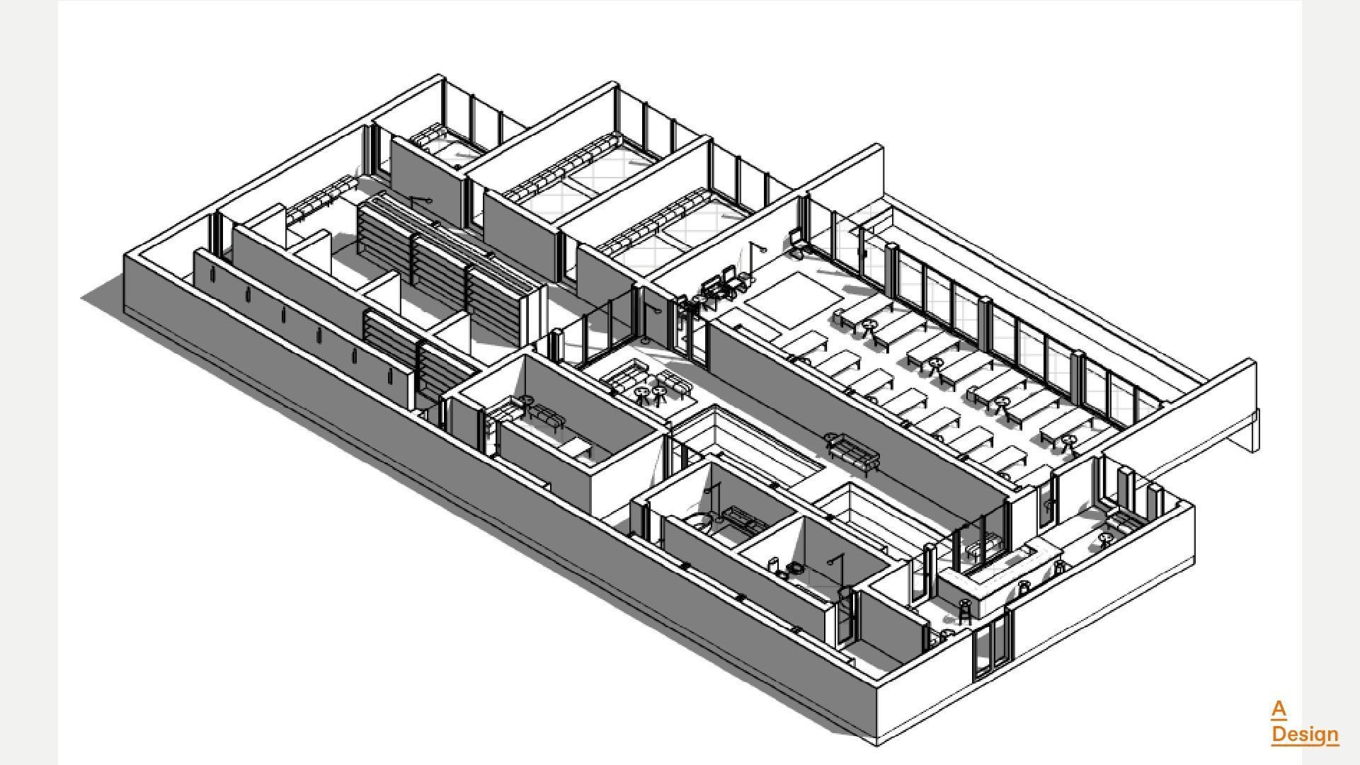 Spa - Revit model 3D model_9