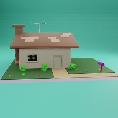 House Free low-poly 3D model
