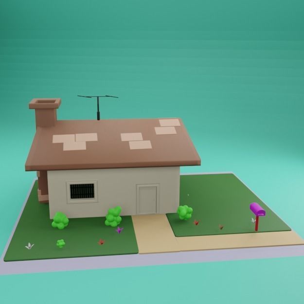 House Free low-poly 3D model_5