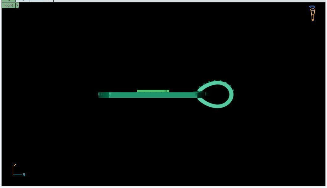 Latter V Pendant 3d Model 3D print model_2