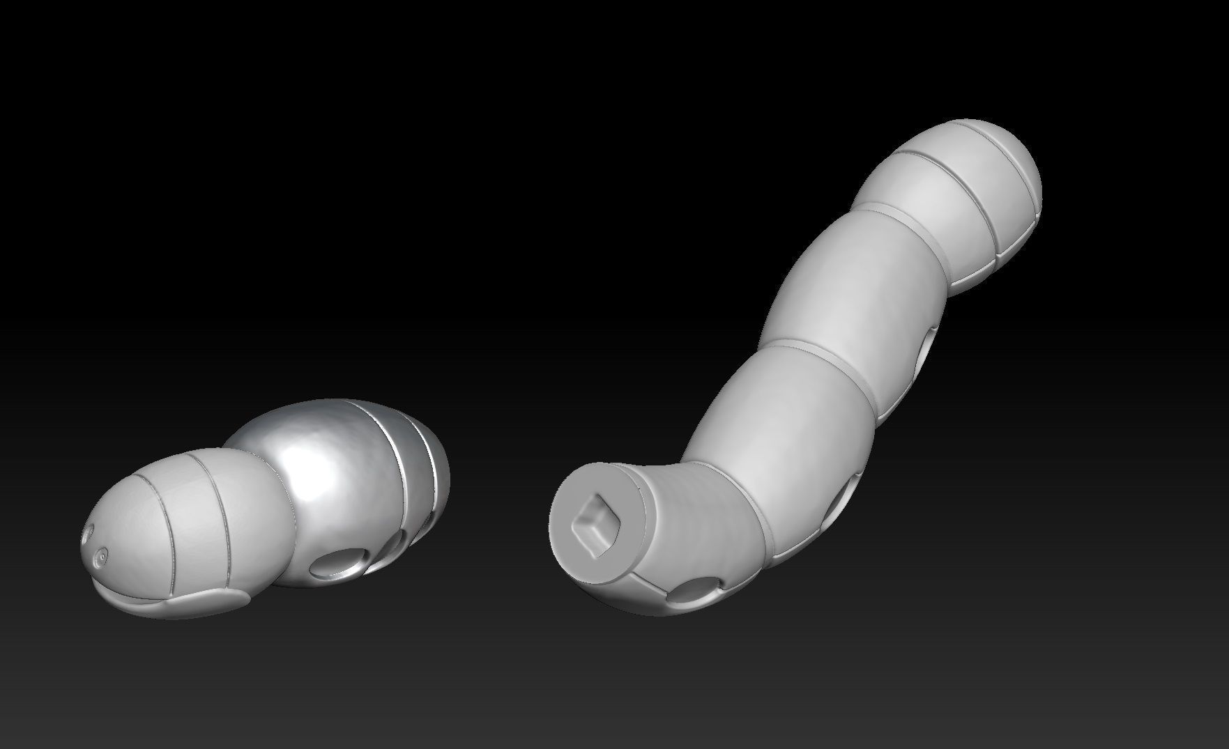 Pokemon Orthworm 3D print model_3