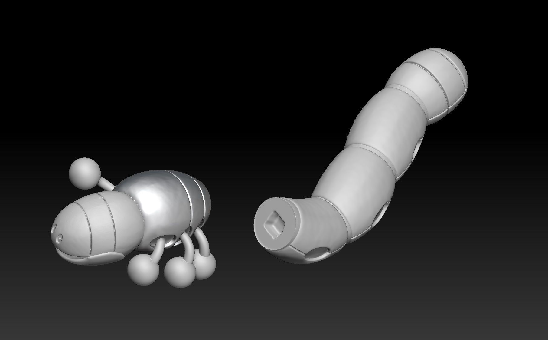 Pokemon Orthworm 3D print model_4