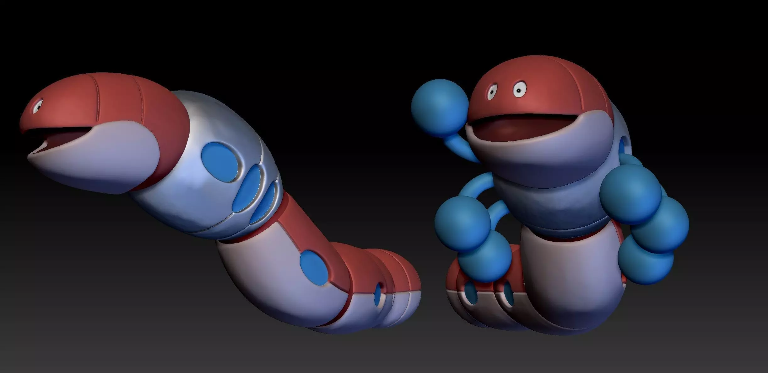Pokemon Orthworm 3D print model_0